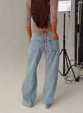 Totti Jean Washed Blue