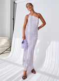 Jazmira One Shoulder Maxi Dress Lilac