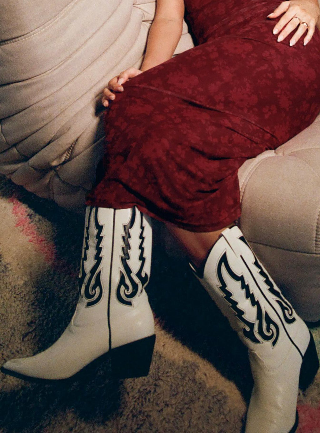 Billini Norva Boots Bone / Black