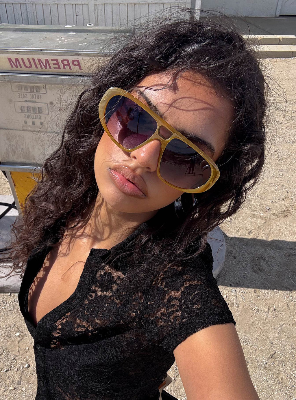 Irwin Sunglasses Mustard / Grey