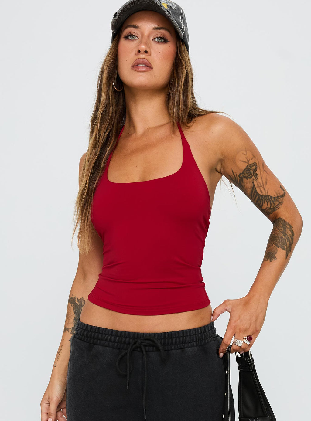 Ezekiel Nylon Top Red