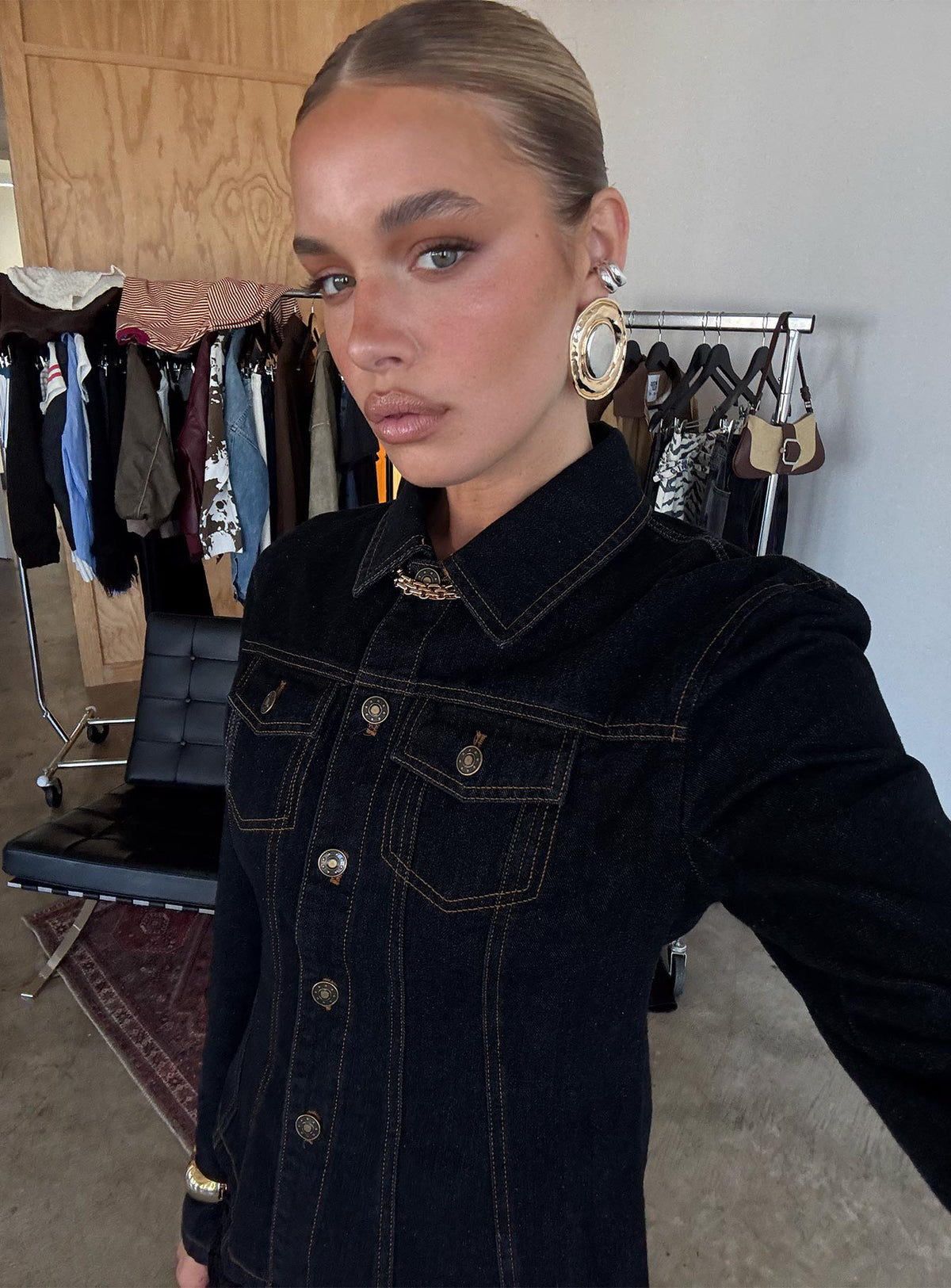 Rider Denim Jacket Dark Denim