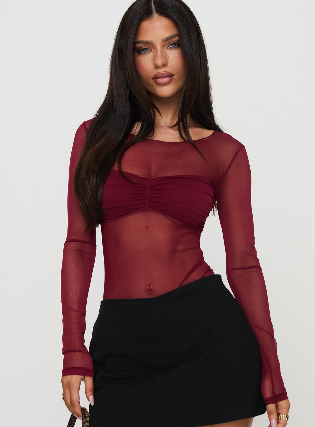 Duet Bodysuit Burgundy