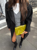 Inferno Longline Coat Black