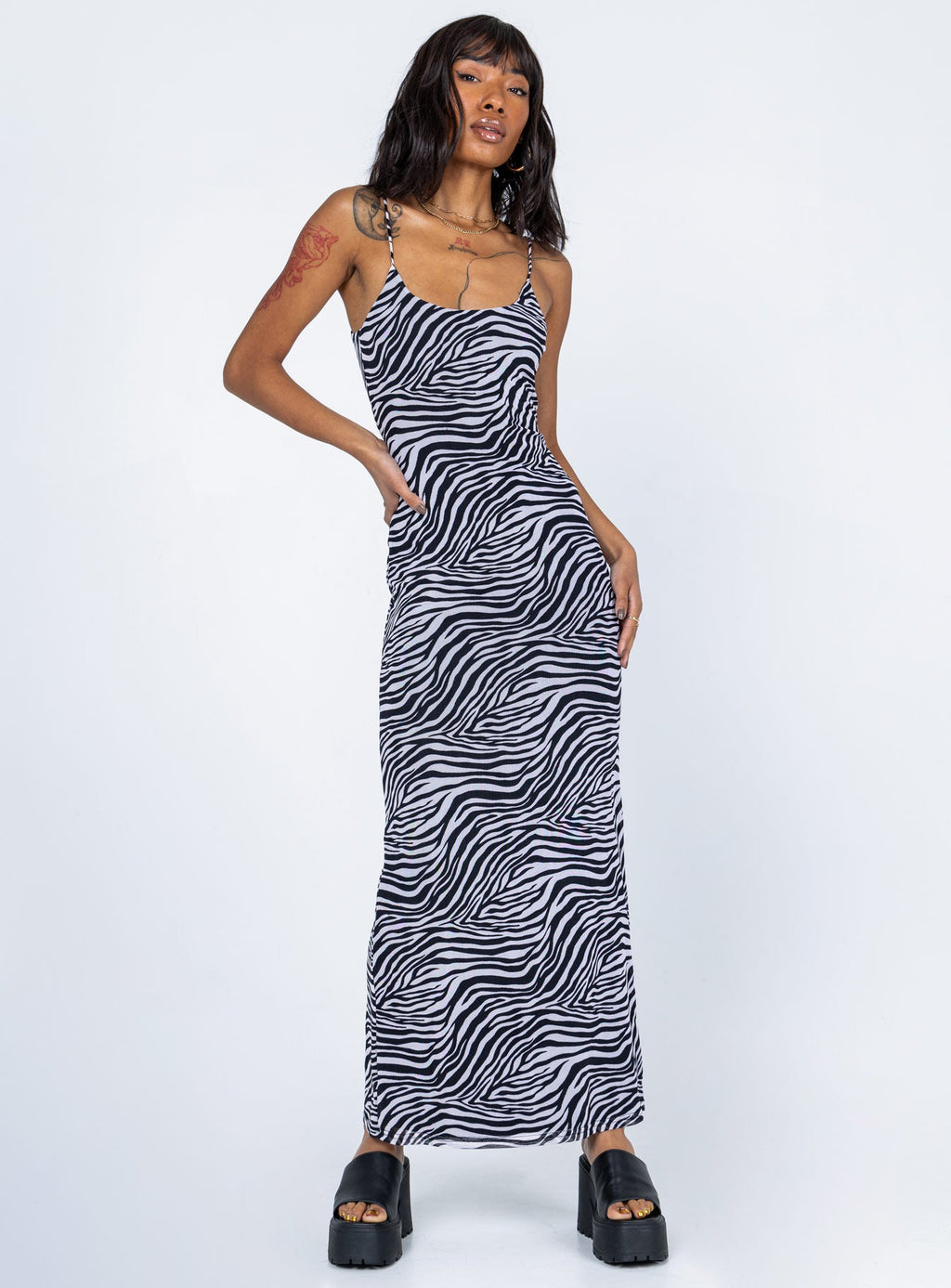 Knox Maxi Dress Zebra
