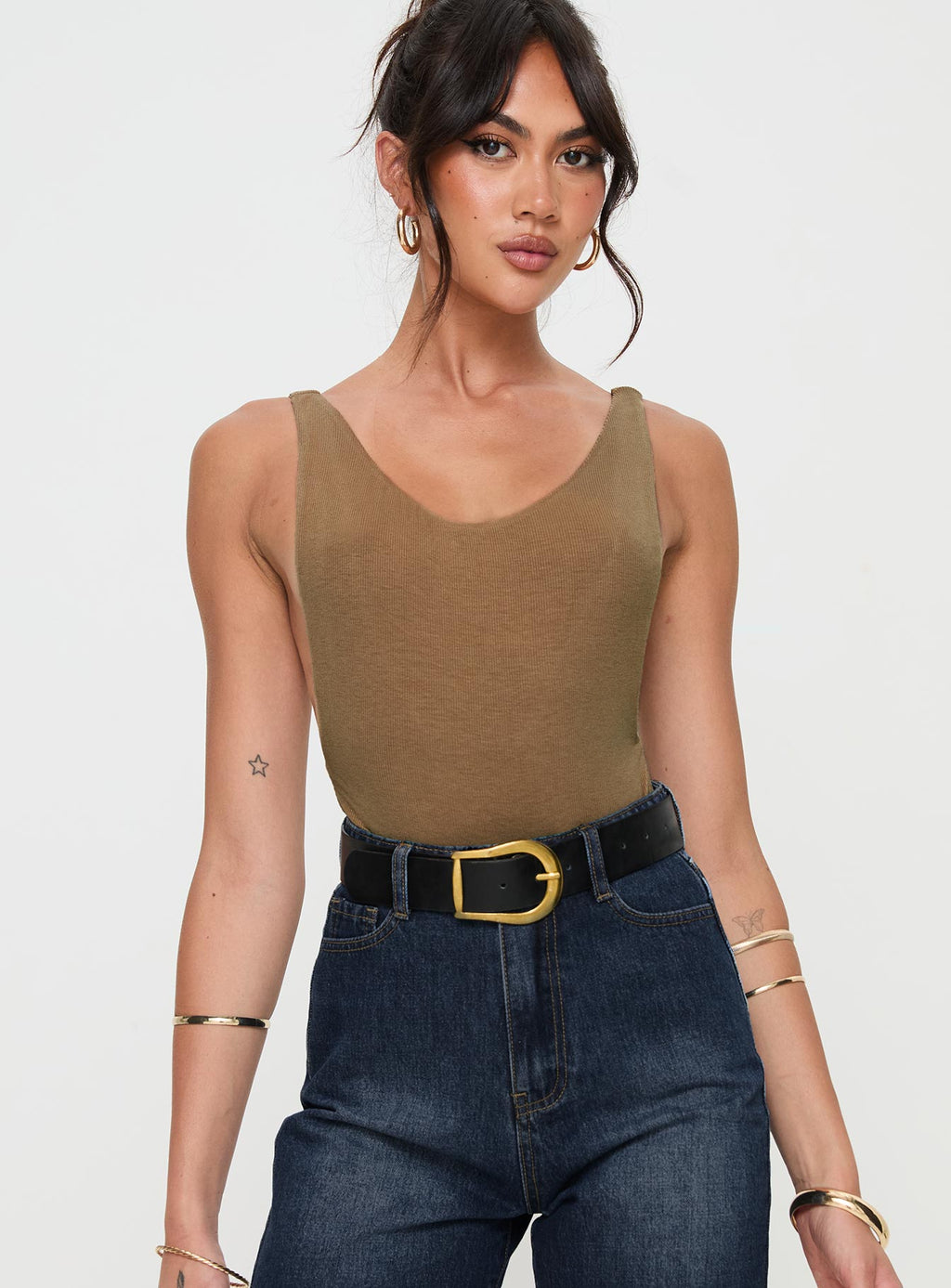Yolando Bodysuit Taupe