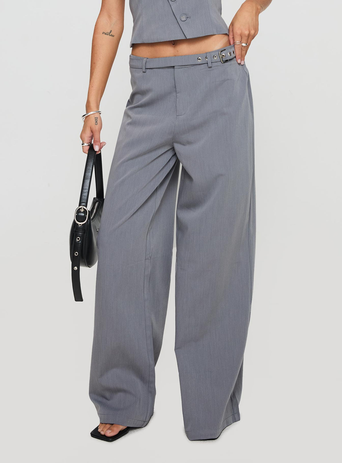 Miku Pants Charcoal