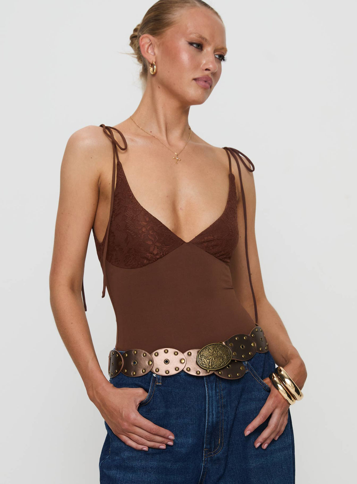 Prichard Bodysuit Brown