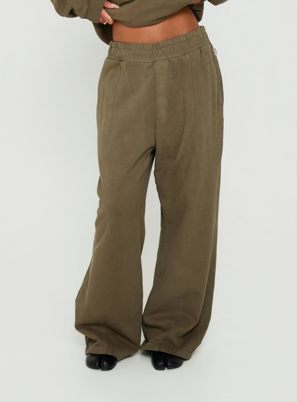 American Thrift Fleece Baggy Sweatpant Washed Olive