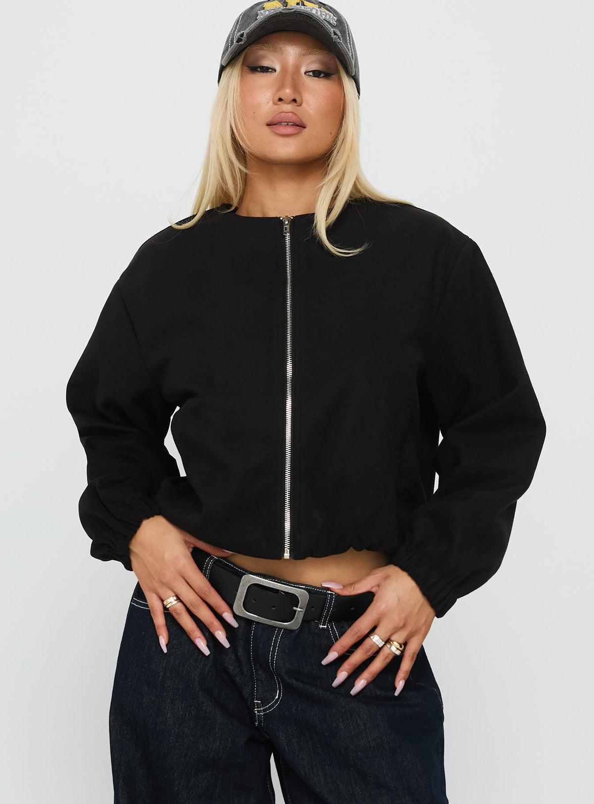 Grasp Bomber Jacket Black