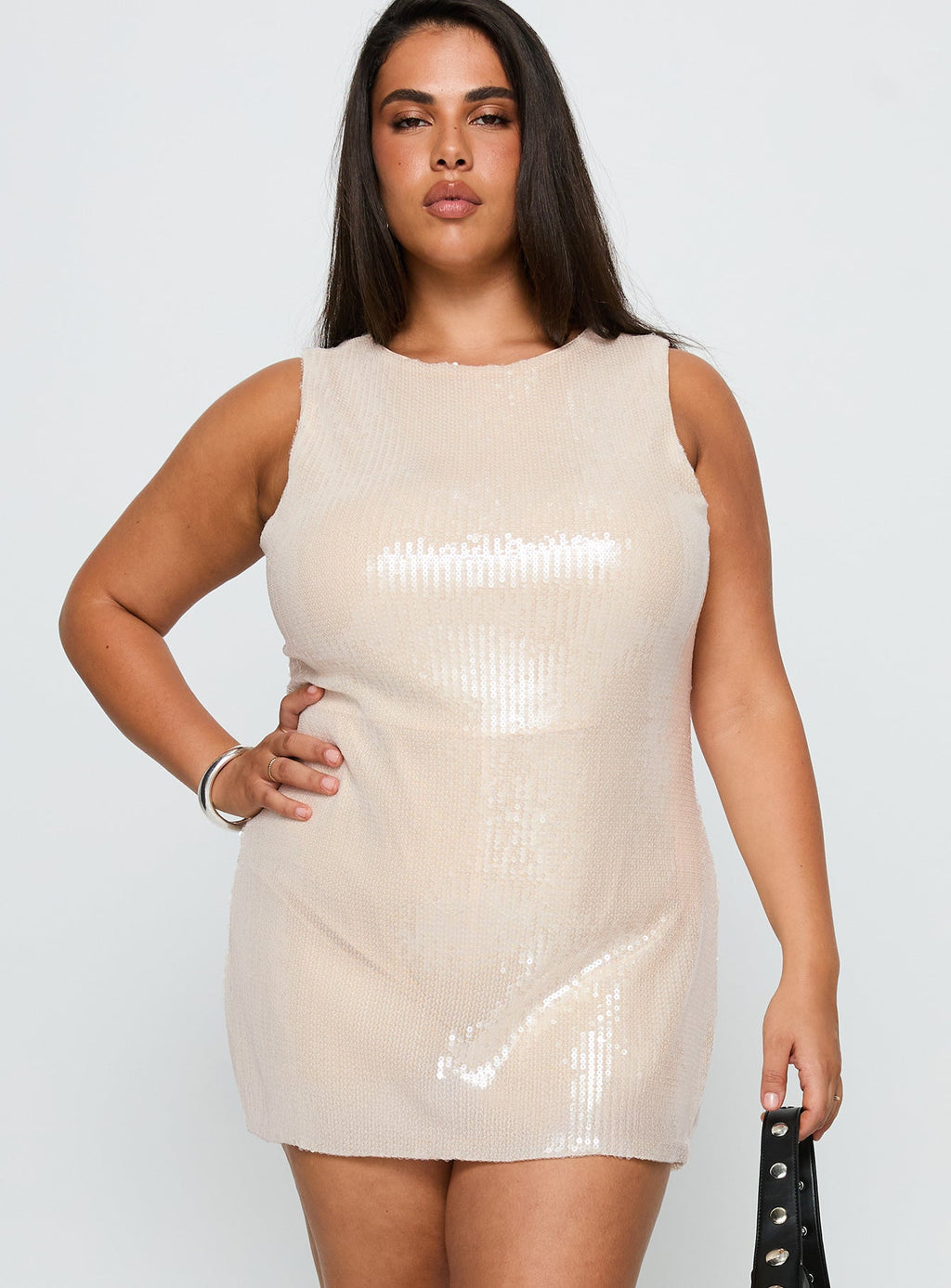Yumiko Romper Champagne Sparkle Curve