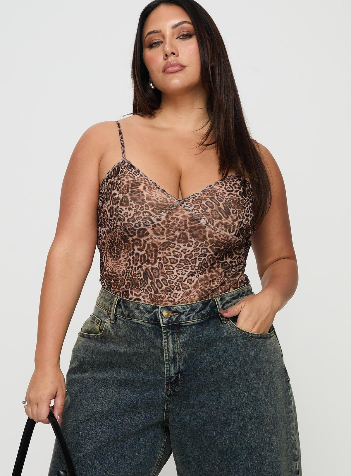 Elixia Bodysuit Leopard Curve