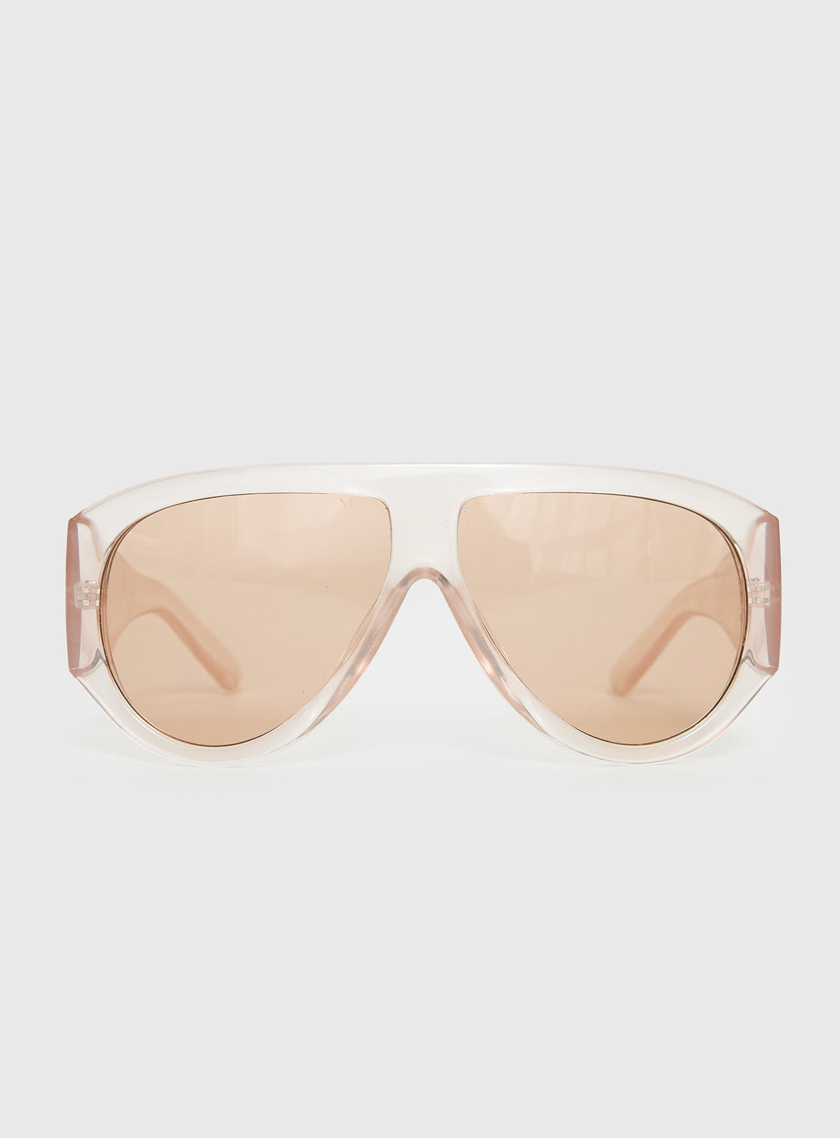 Porschia Sunglasses Clear / Amber