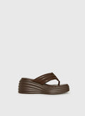 Therapy Flames Platform Sandals Brown