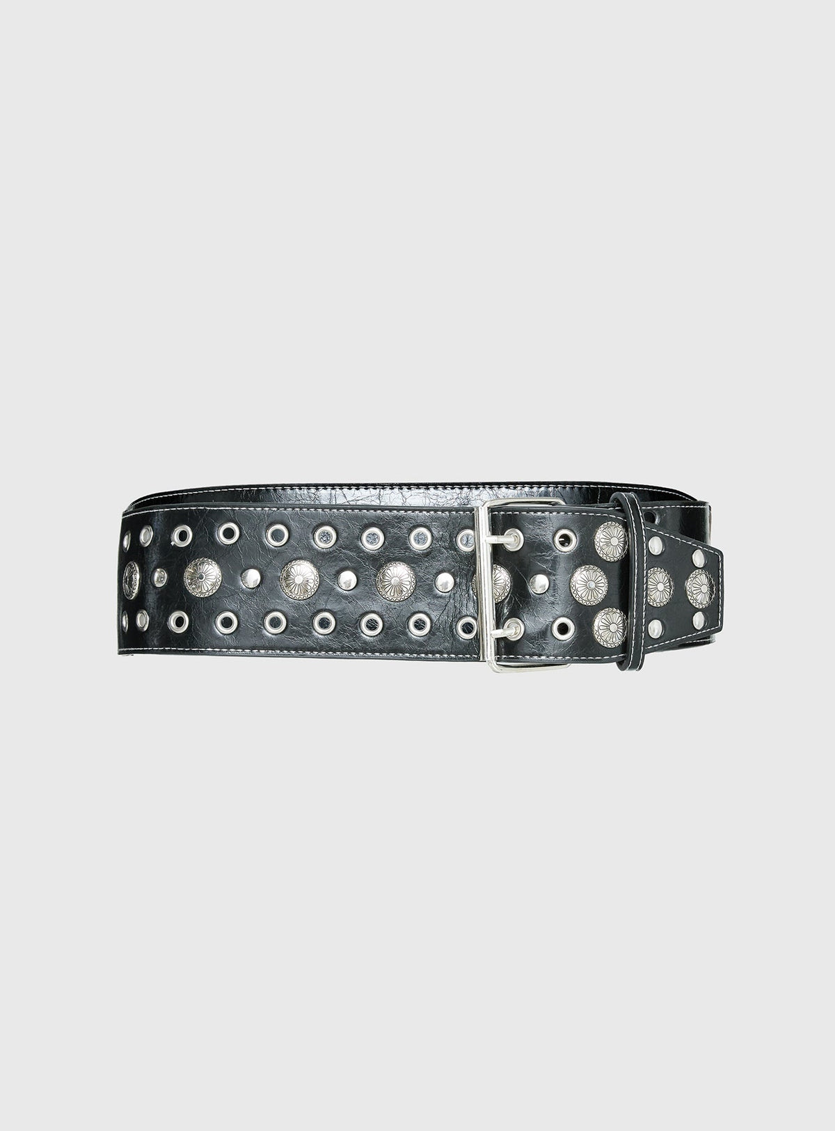 Rhomana Studded Belt Black