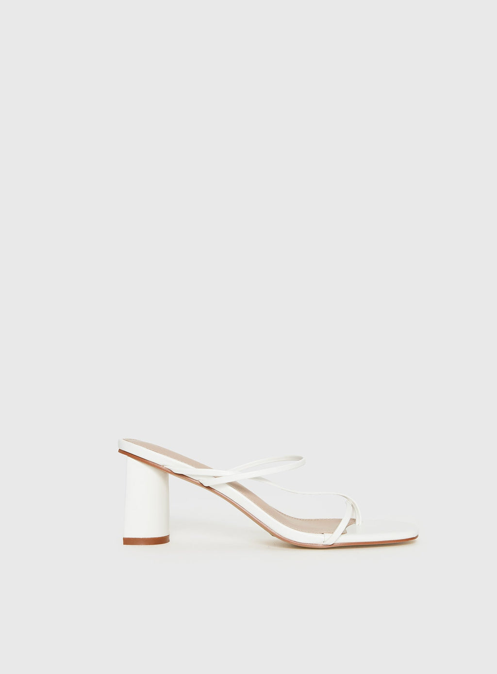 The Becka Heels White