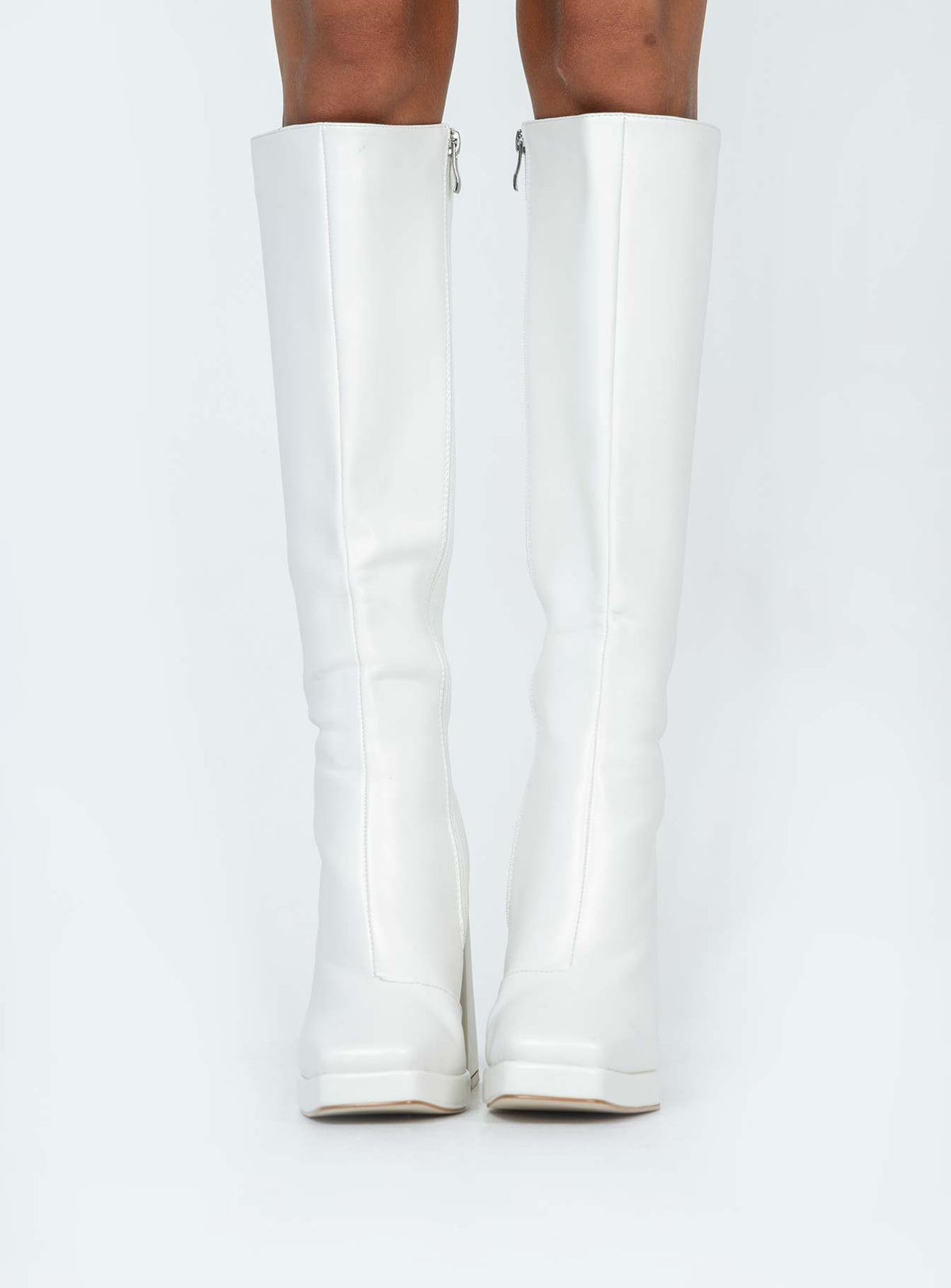 Montgomery Boots Matte White