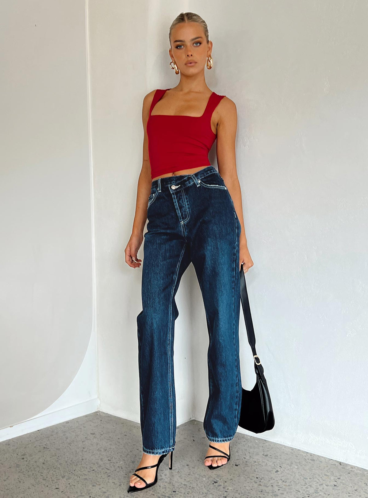 Back In Time Top Red