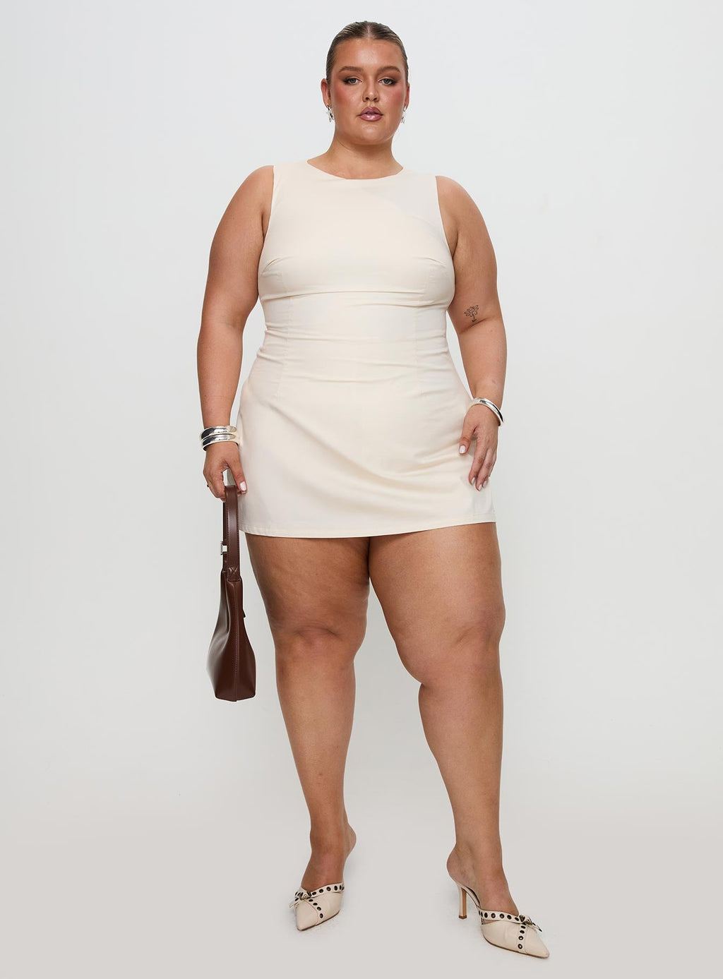 Yumiko Romper Cream Curve