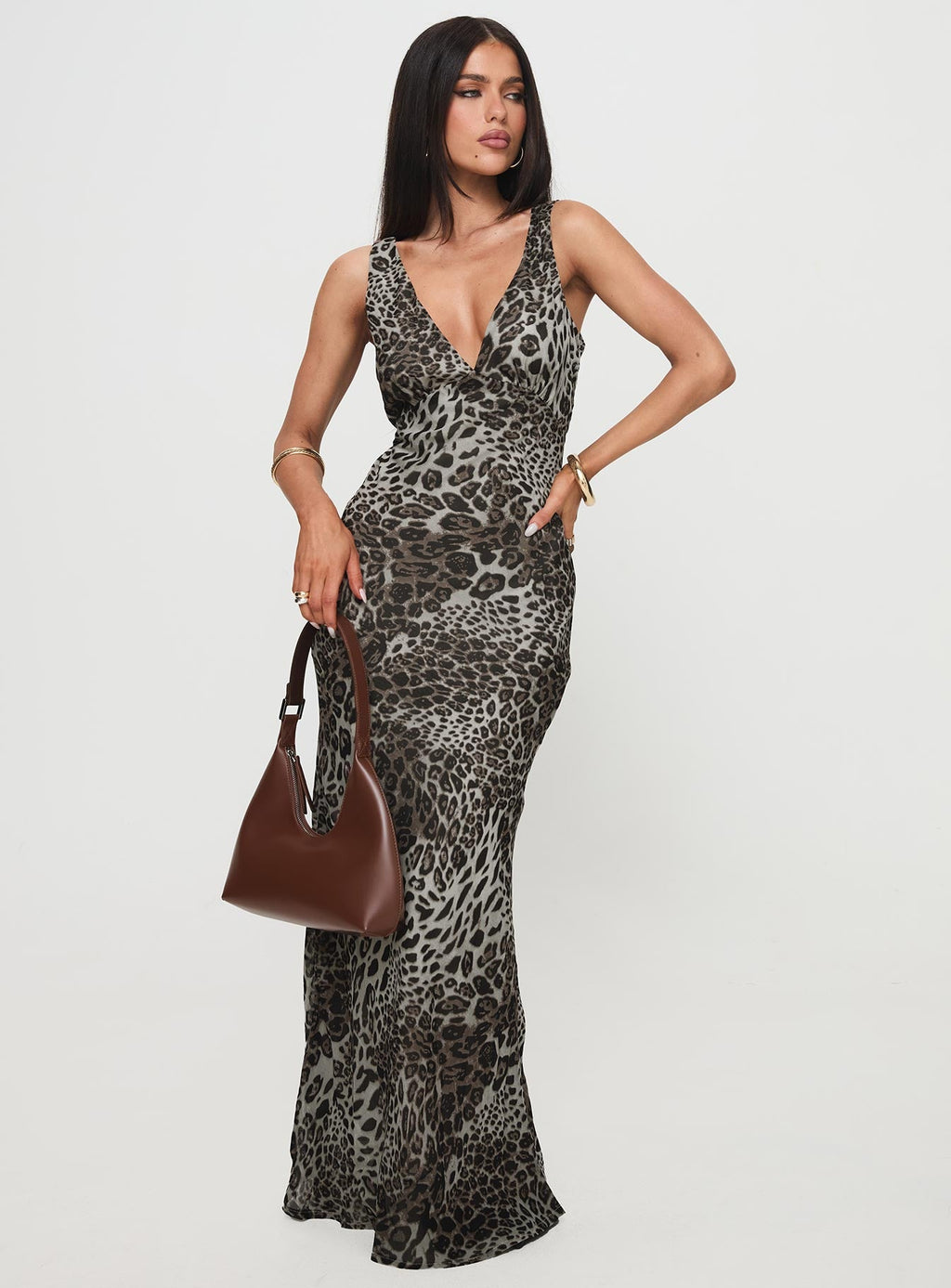 Nellie Maxi Dress Leopard
