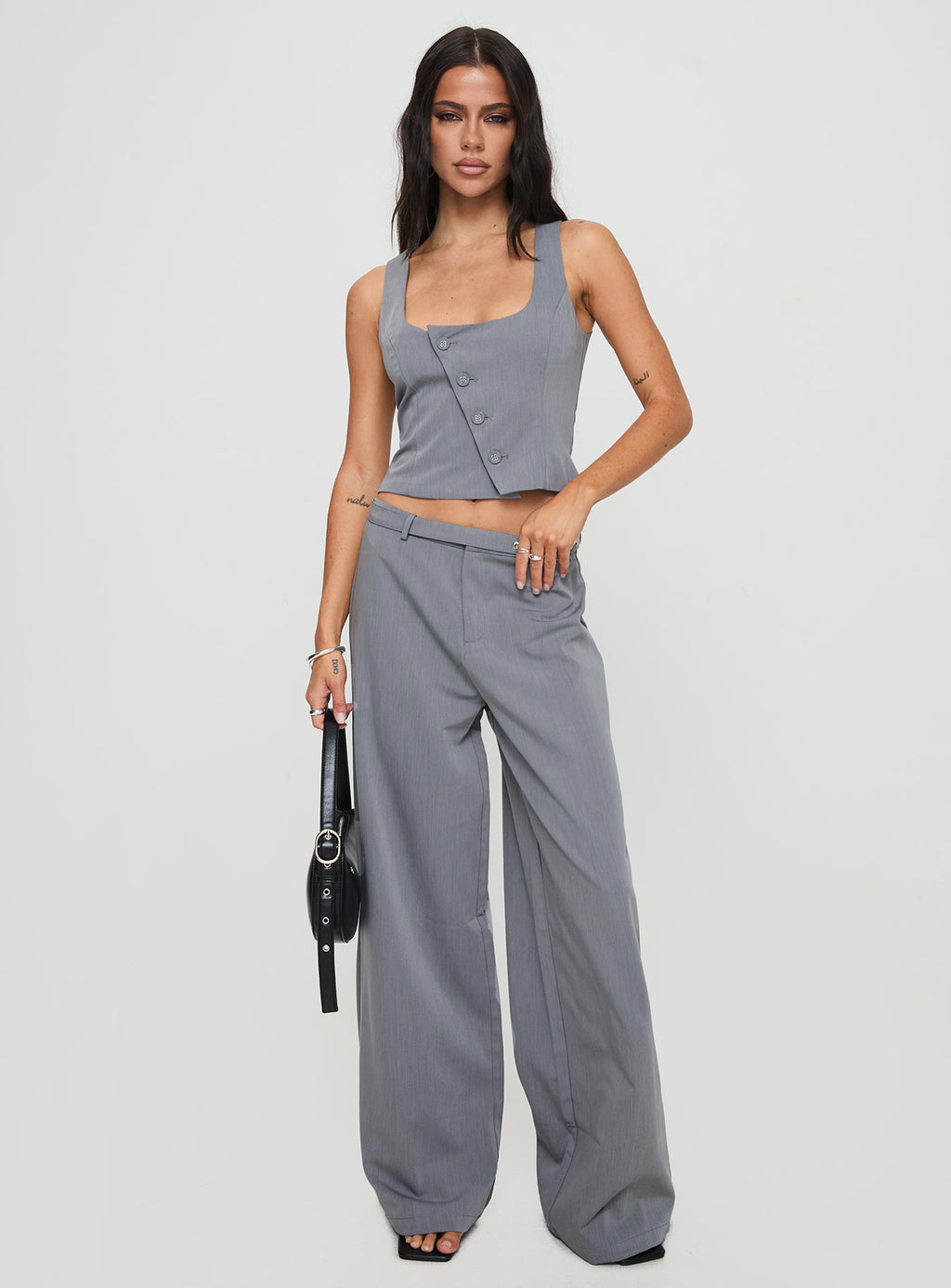 Miku Pants Charcoal