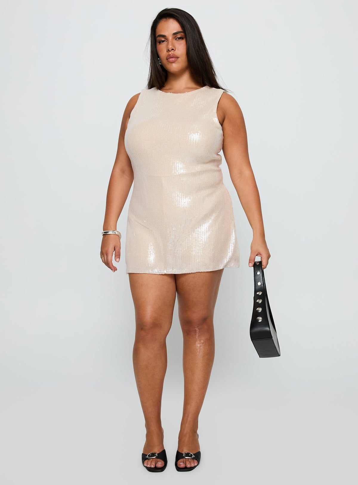Yumiko Romper Champagne Sparkle Curve