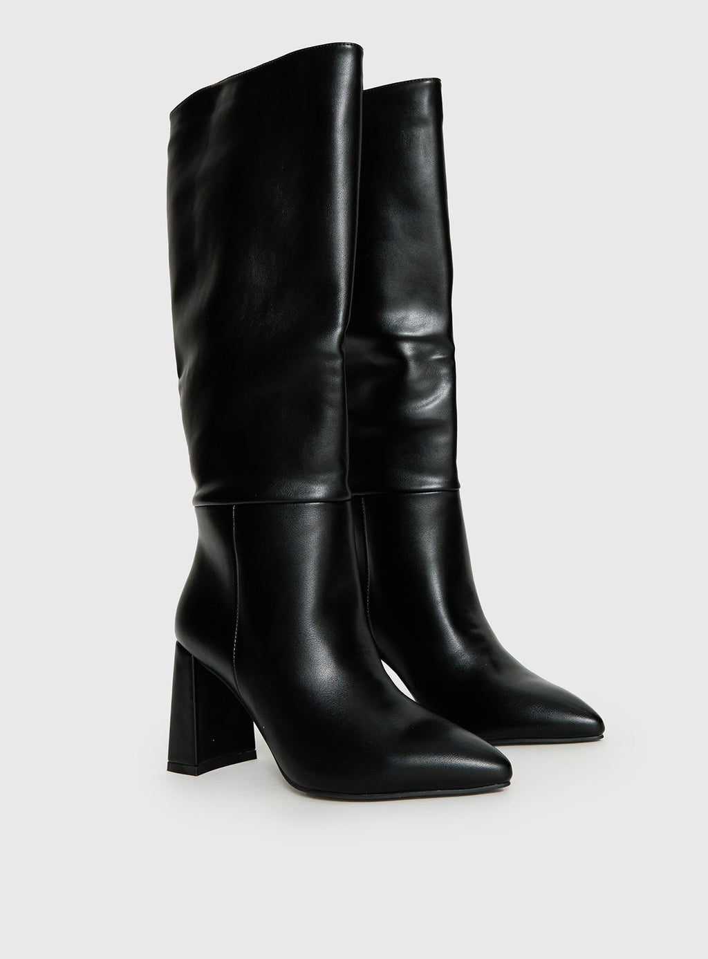 Vesper Knee High Boots Black