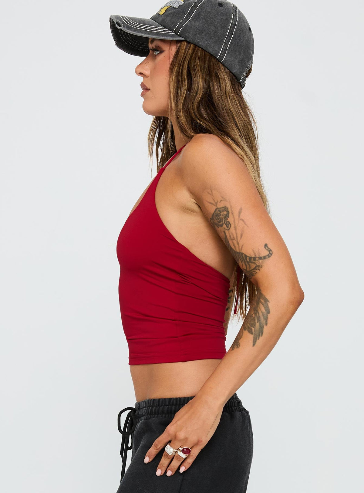 Ezekiel Nylon Top Red