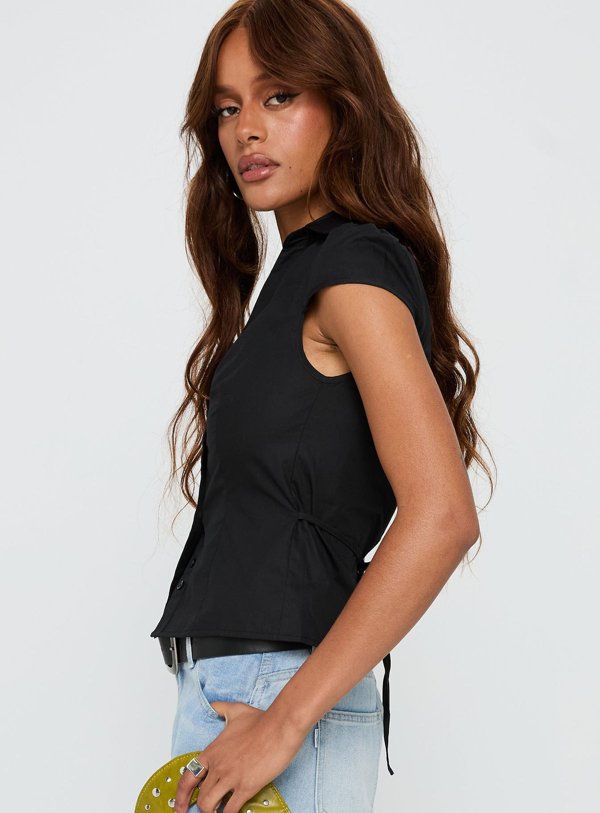 Arianwyn Short Sleeve Shirt Black