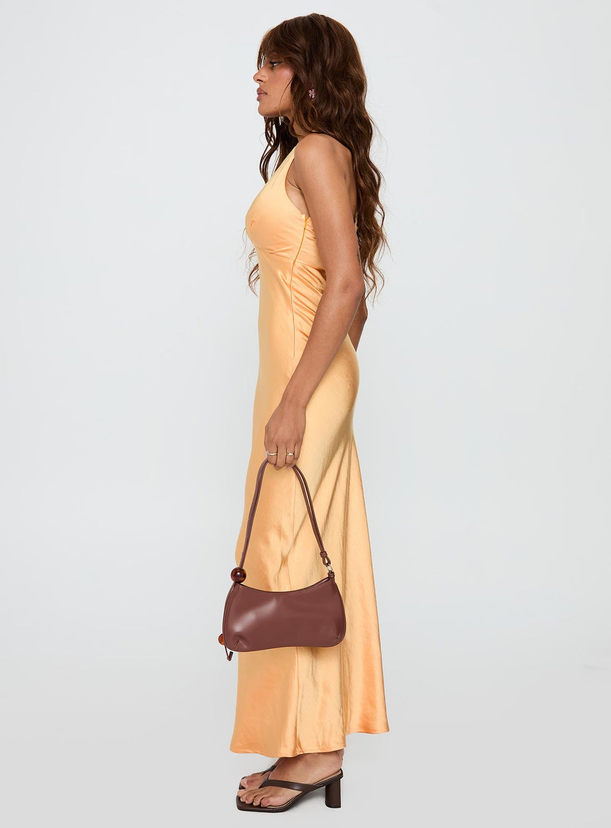 Good For You Halter Maxi Dress Orange