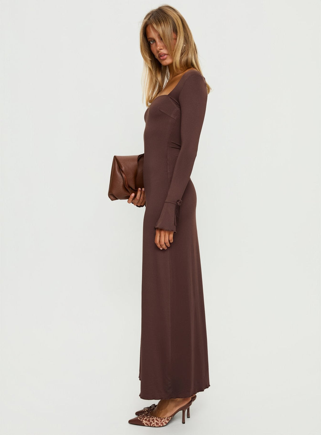 Dalzine Maxi Dress Chocolate