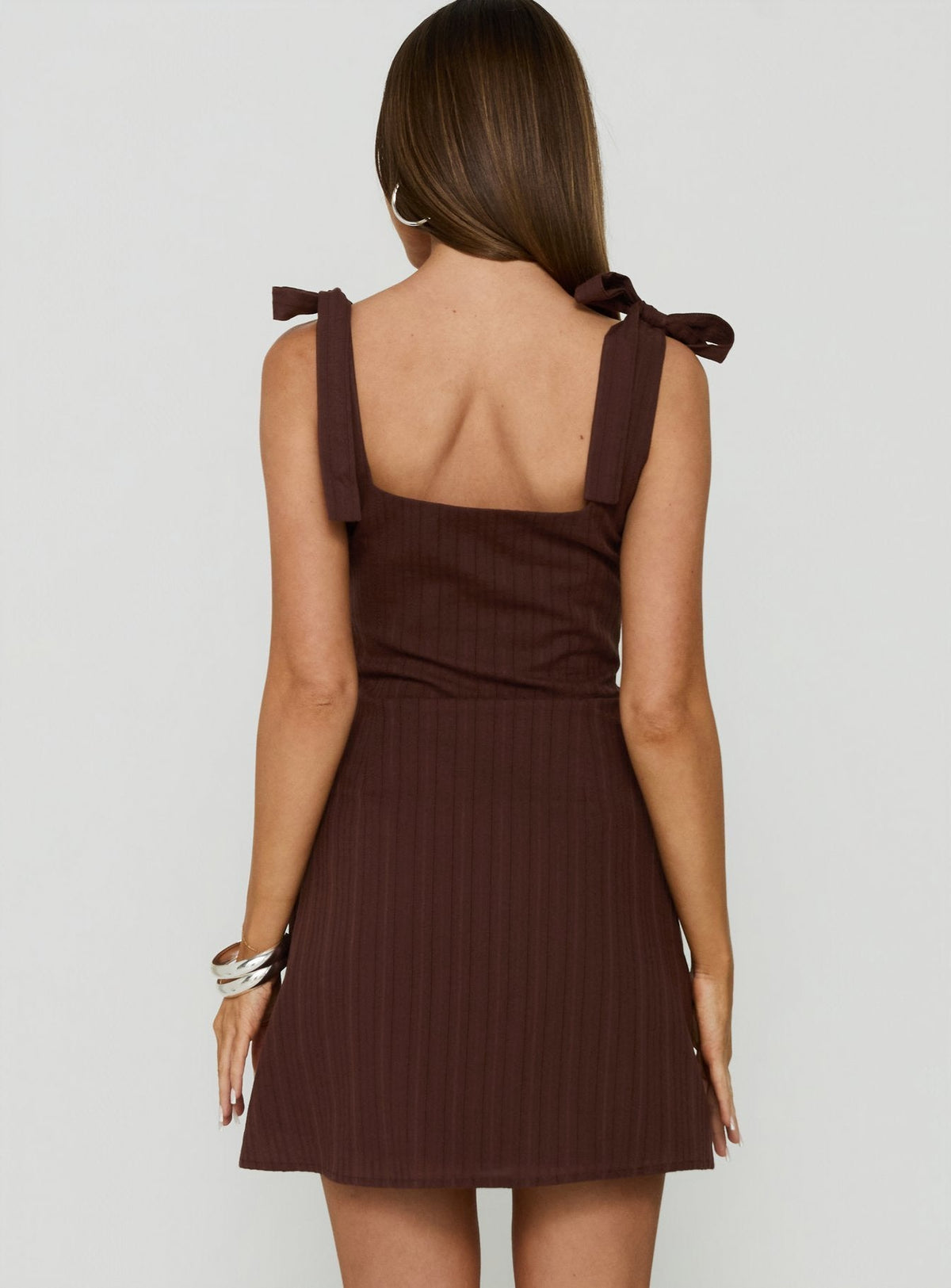 Neverending Mini Dress Dark Brown