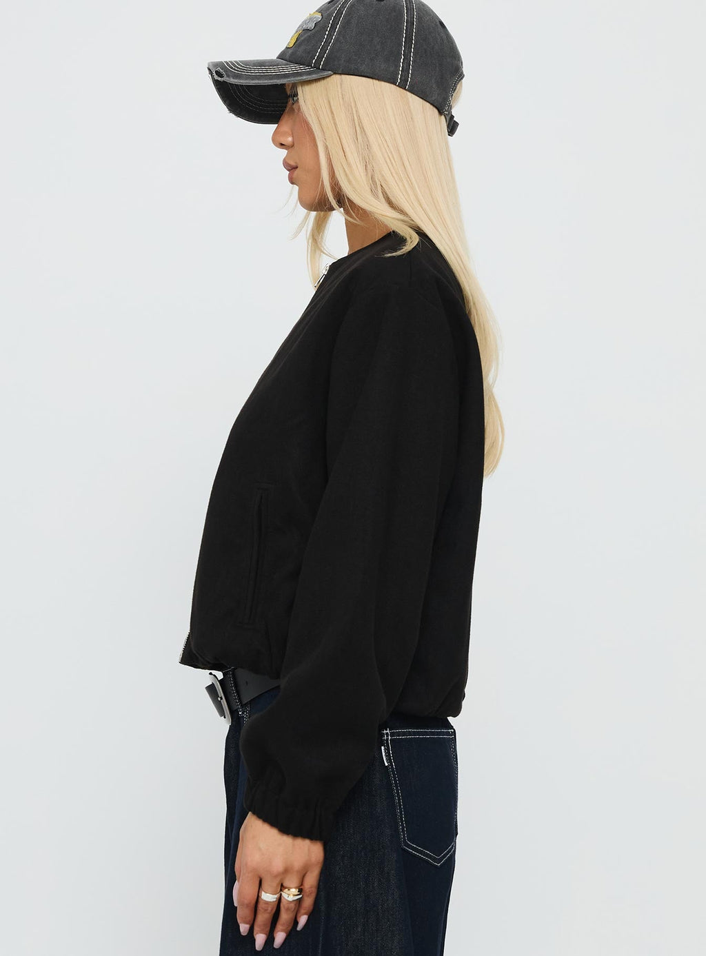 Grasp Bomber Jacket Black