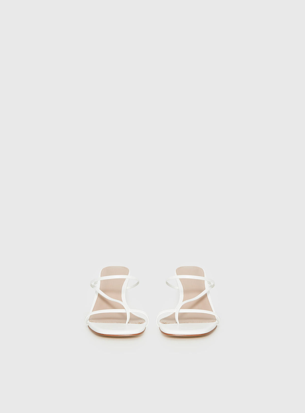The Becka Heels White