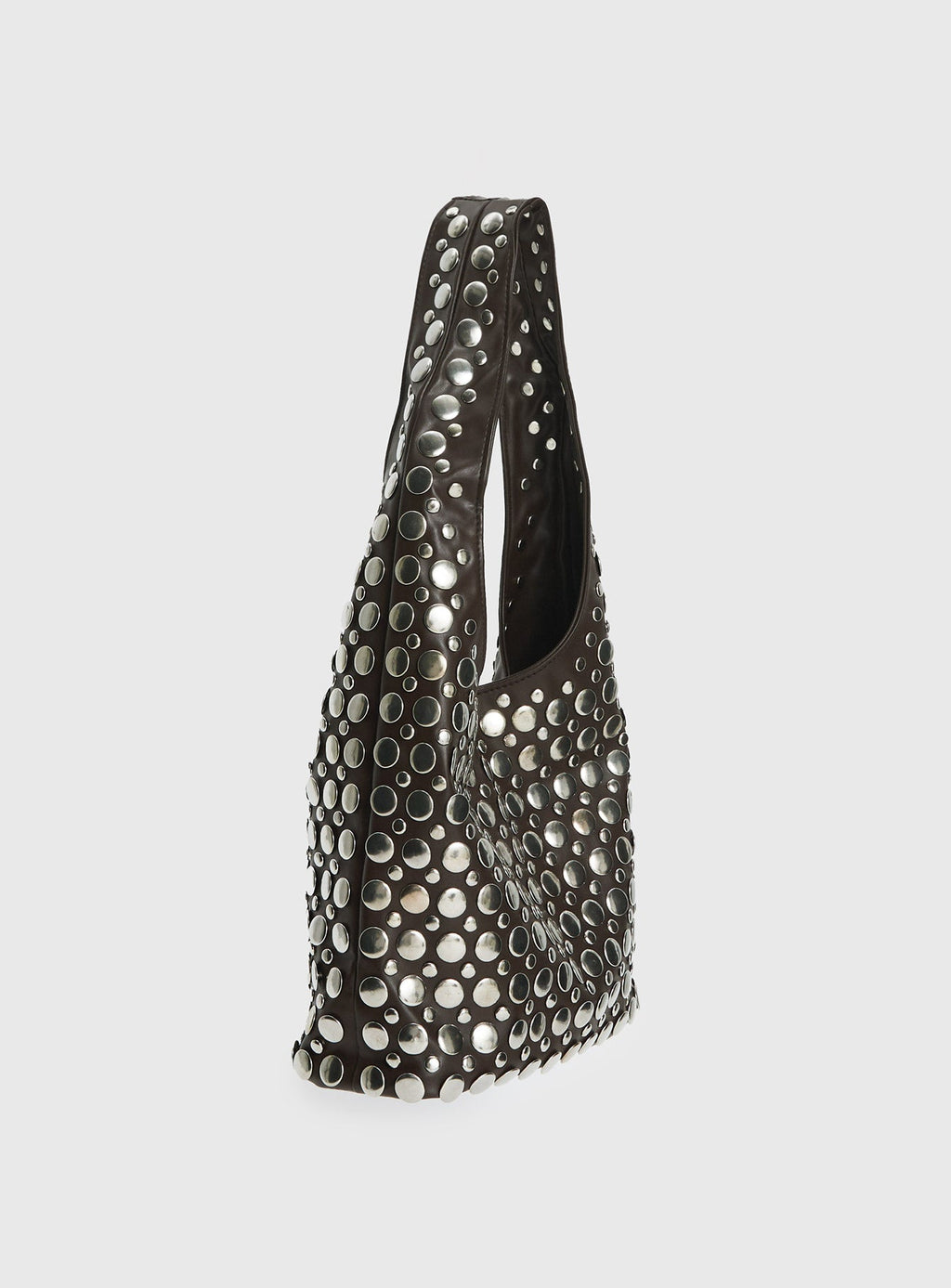 In The Crowd Shoulder Bag Brown / Silver
