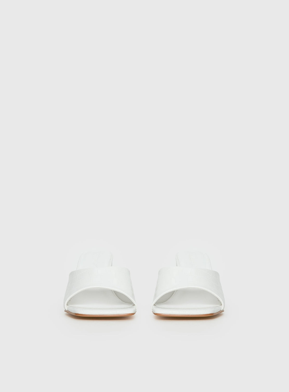 Sunset Boulevard Heels White