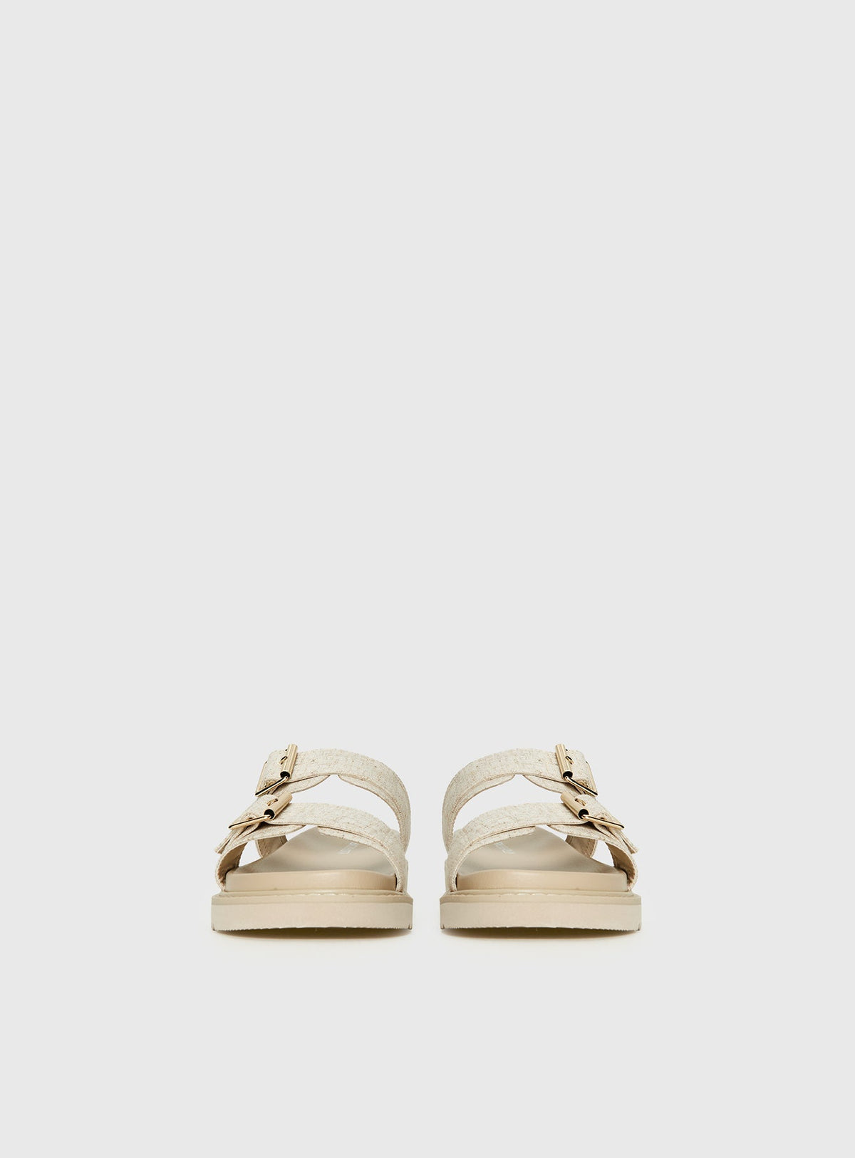 Roxxie Sandals Beige Linen