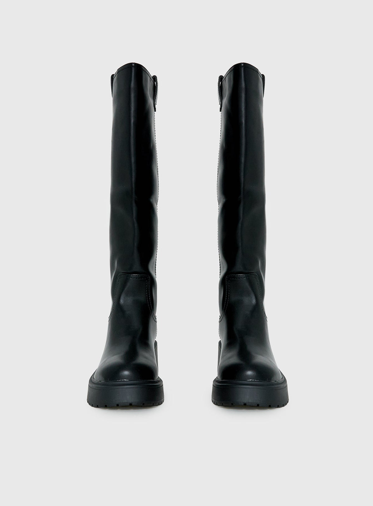 Lucia Knee High Boots Black