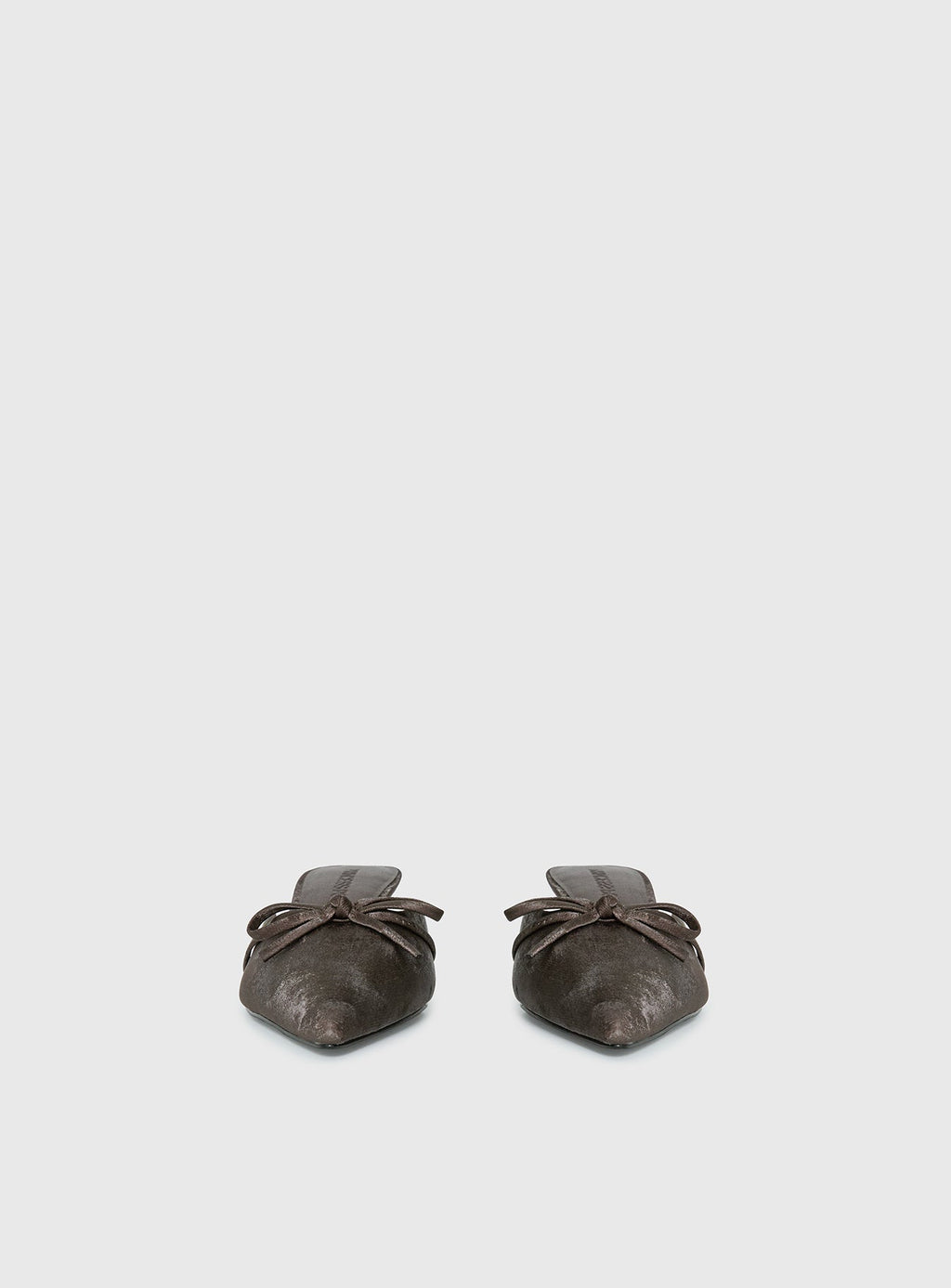 Unrivaled Pointed Toe Faux Suede Heels Chocolate