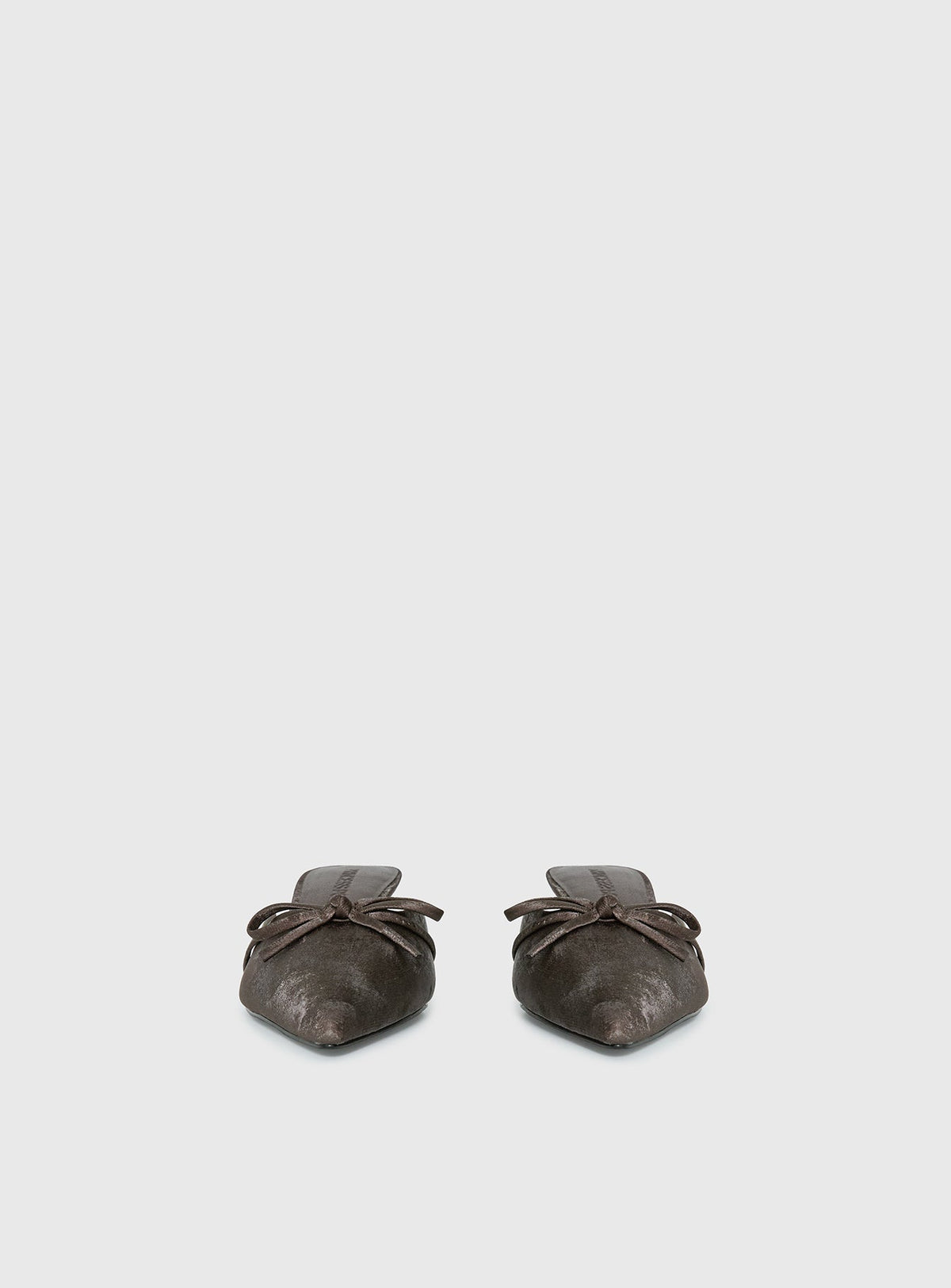 Unrivaled Pointed Toe Faux Suede Heels Chocolate