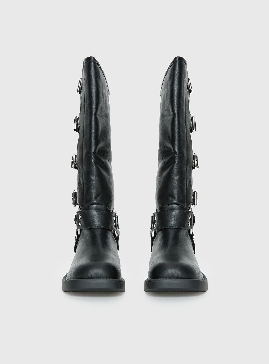 Buckle Down Boots Black