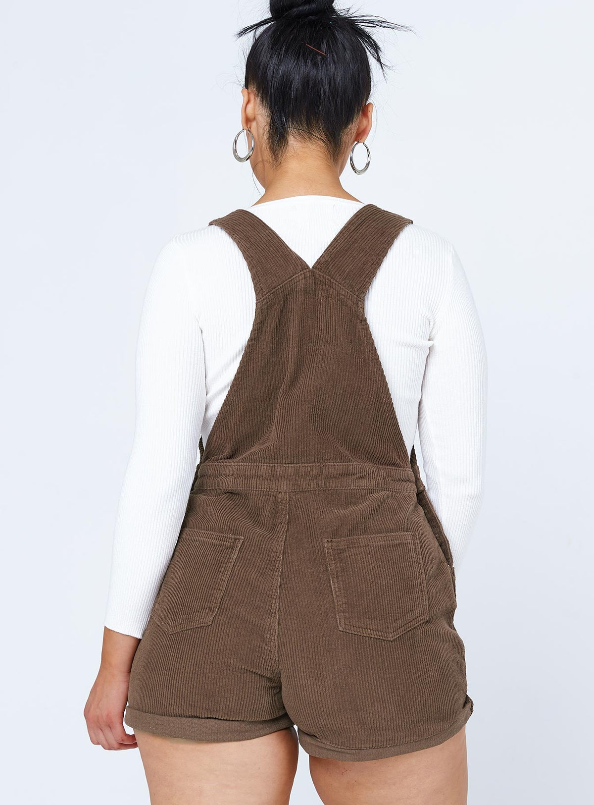 Kacey Short Overalls Brown