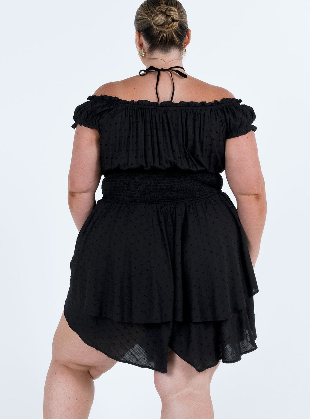 The Love Galore Romper Black Curve