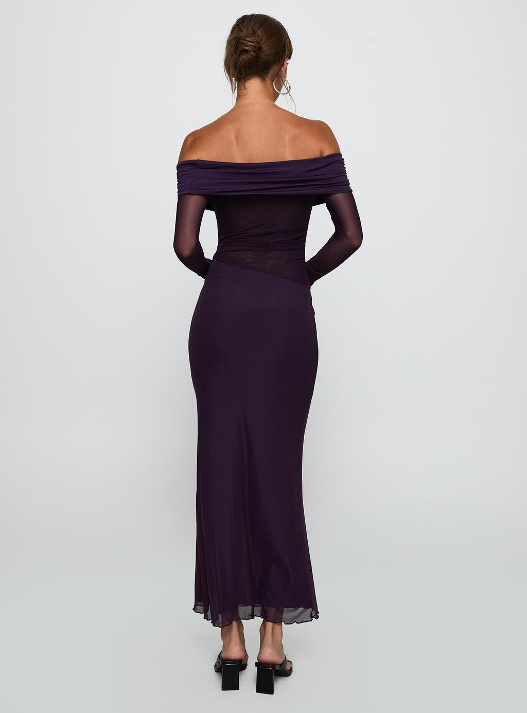 Soul Ties Long Sleeve Maxi Dress Purple