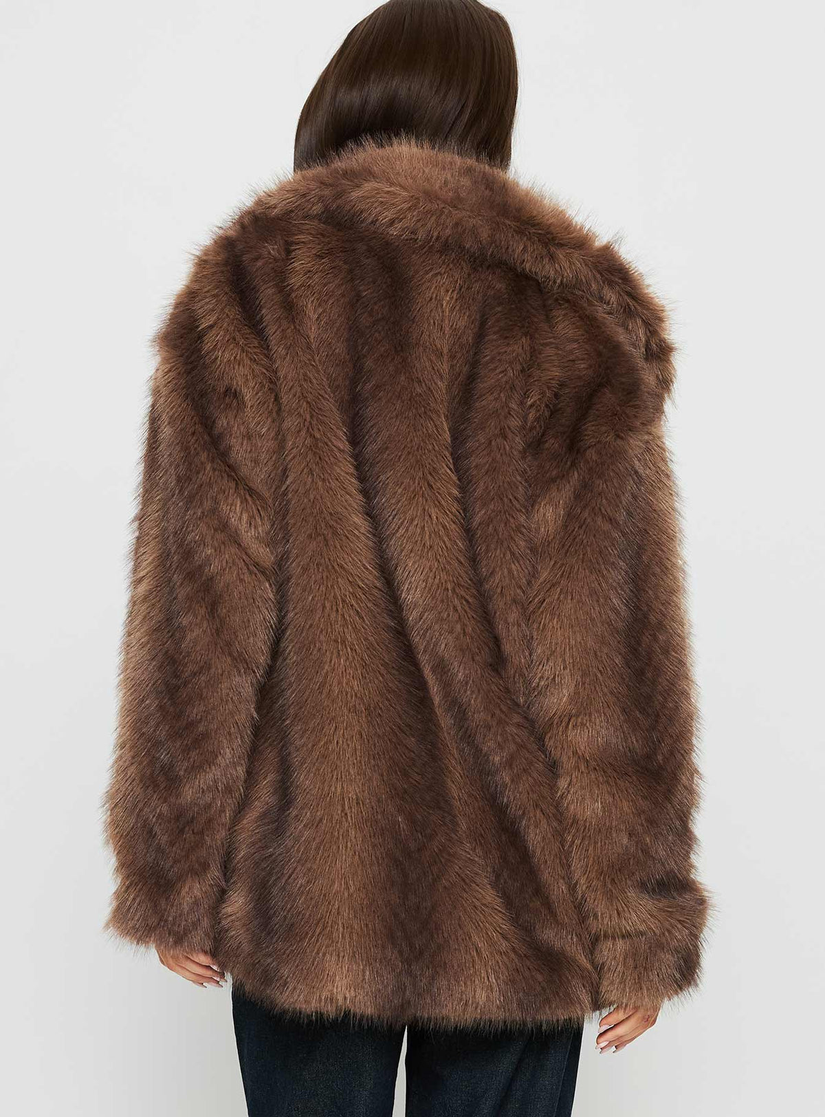 Super Trouper Faux Fur Jacket Multi