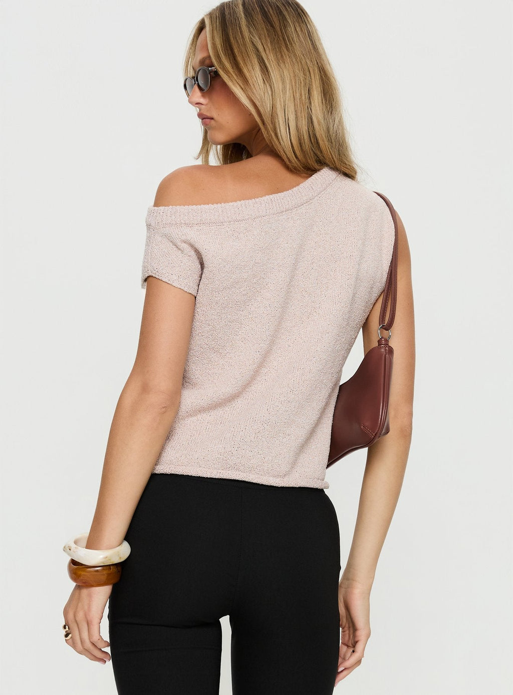 Ashfield Off Shoulder Top Oat