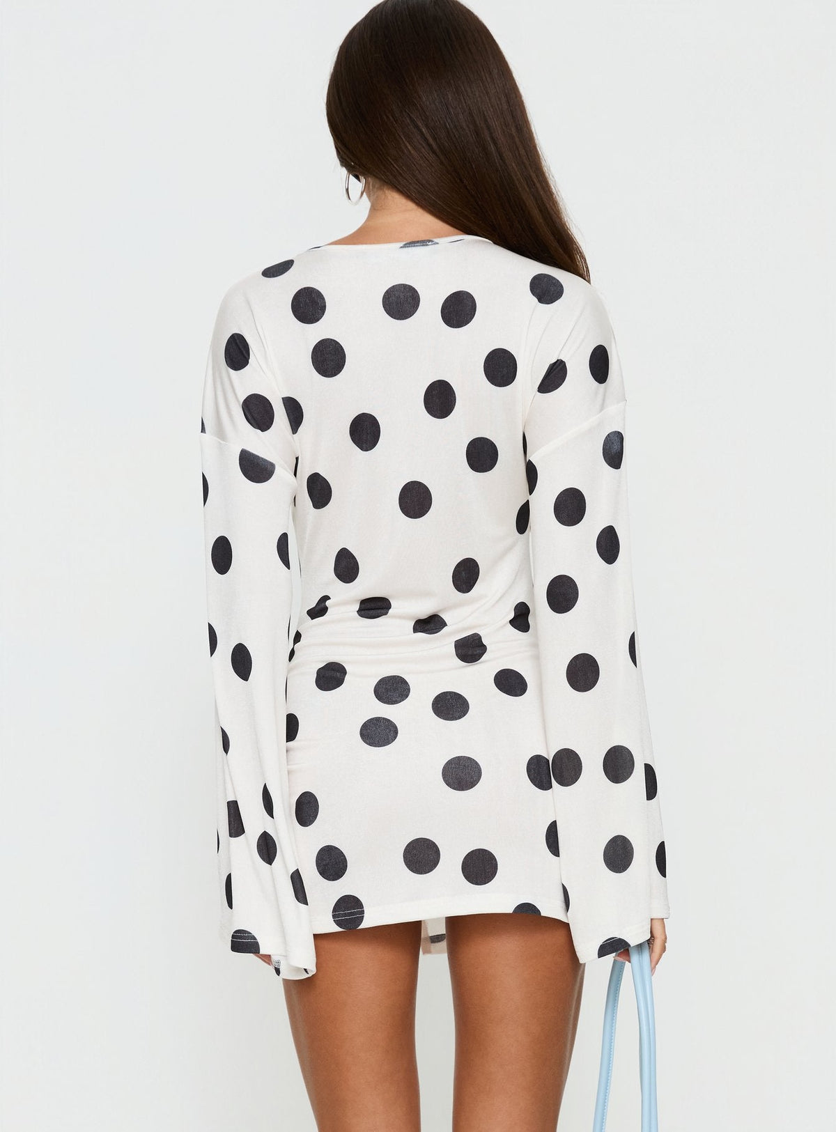 Cosmic Mini Dress Moonlight Polka