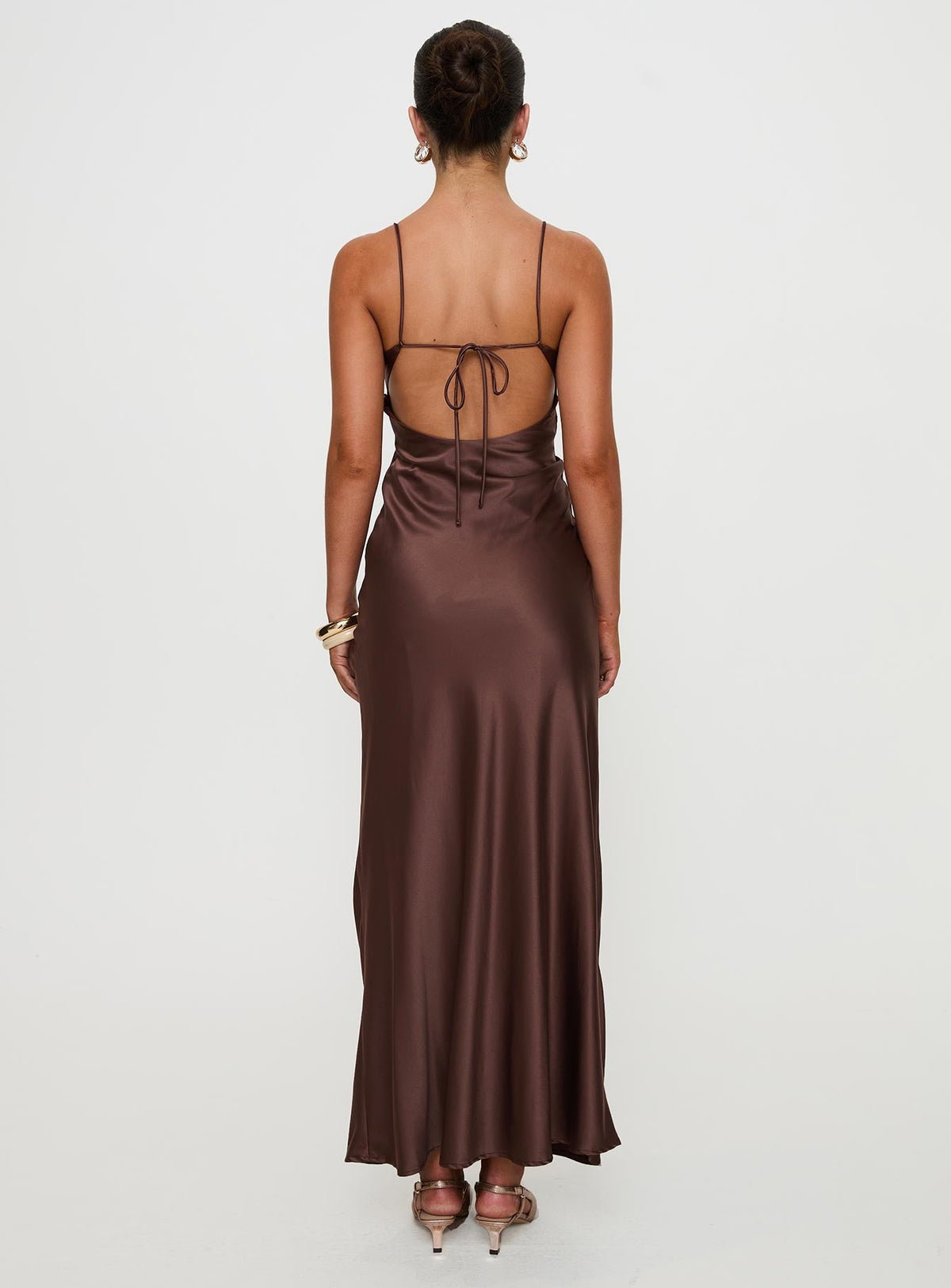 Angels Only Maxi Dress Chocolate