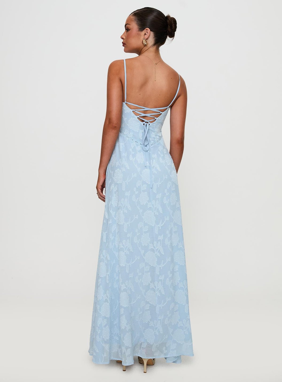 South Of France Maxi Dress Blue Petite