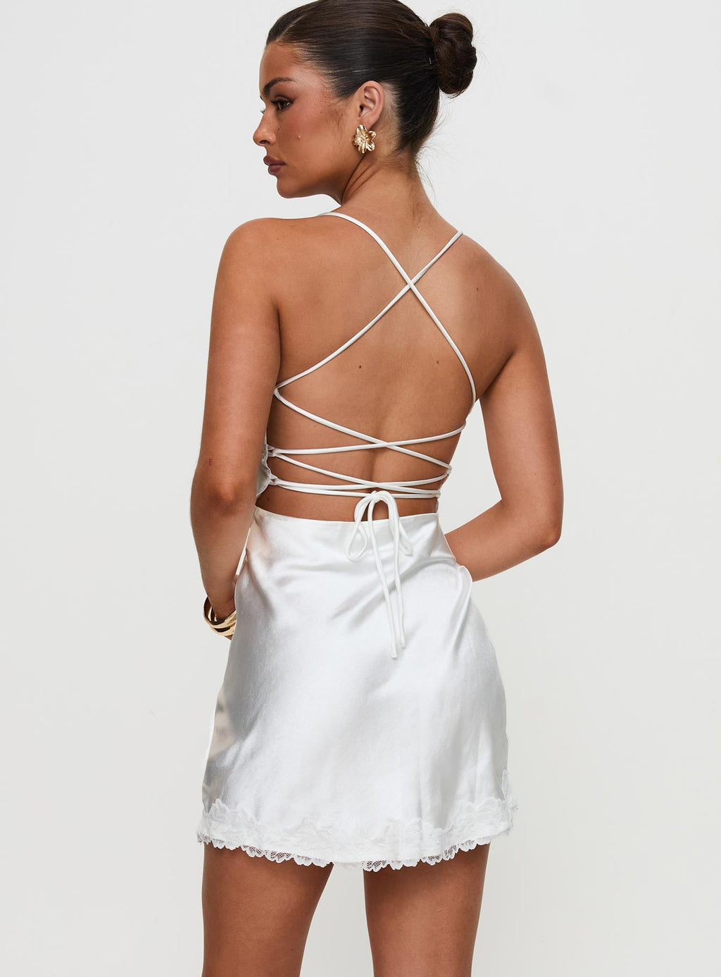 Anysa Mini Dress White